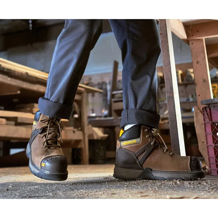 Men Excavator Superlite Waterproof Soft Toe Work Boot Cat Footwear Boots
