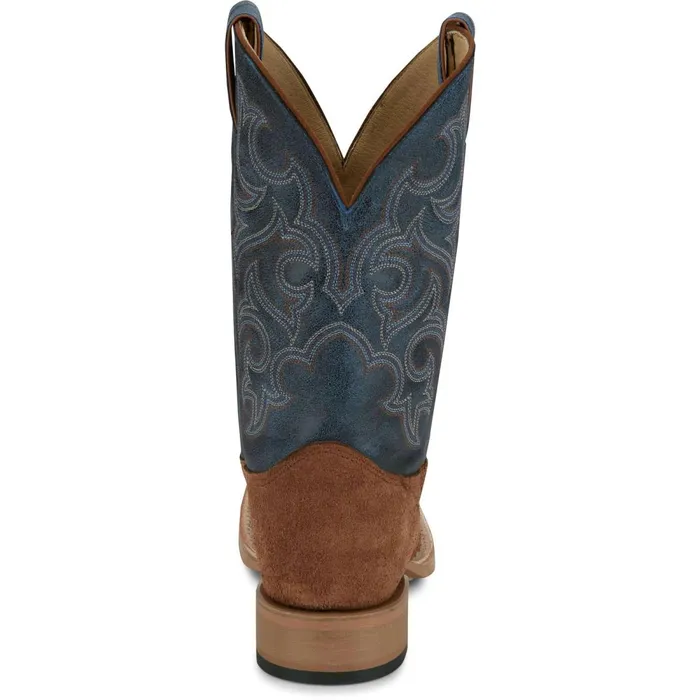 MEN Fergus 11034 Roughout Golden Oak Justin Boots Western