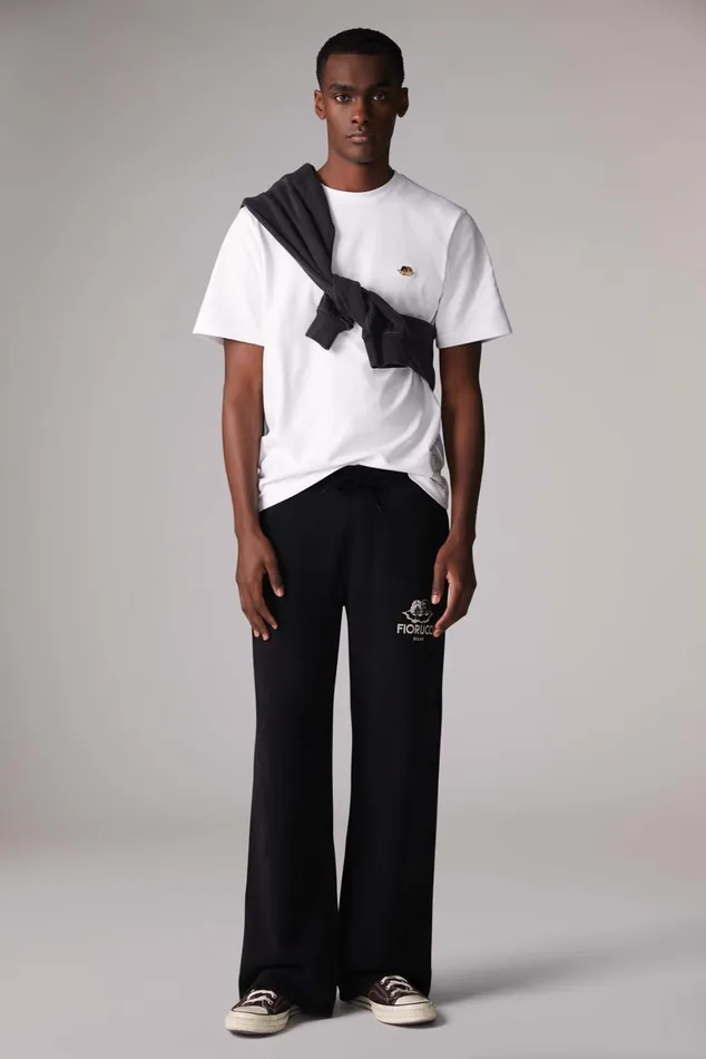 Men Fiorucci Bottoms Milan Angels Joggers Black