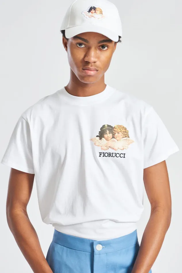 Men Fiorucci TShirts and Tops Angels Logo TShirt White Men Fiorucci TShirts and Tops Angels Logo TShirt White