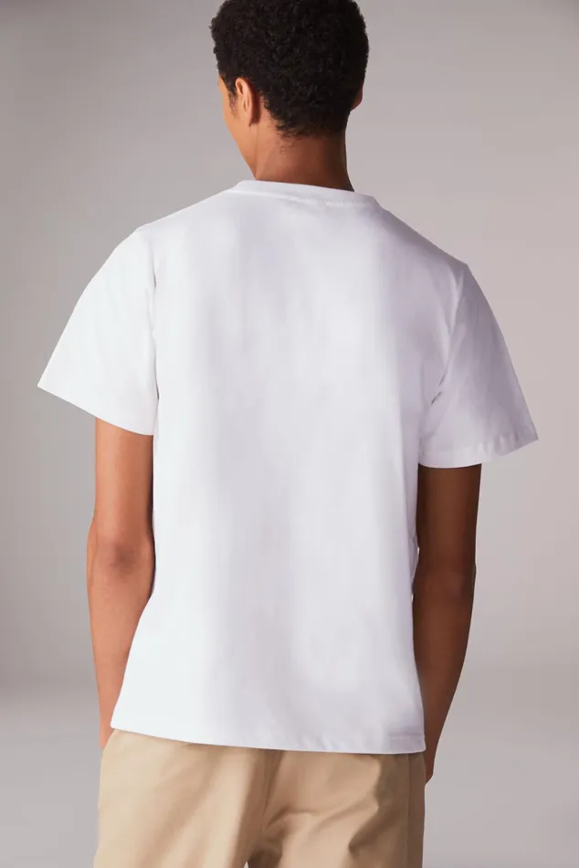Men Fiorucci TShirts and Tops Squiggle Logo TShirt White