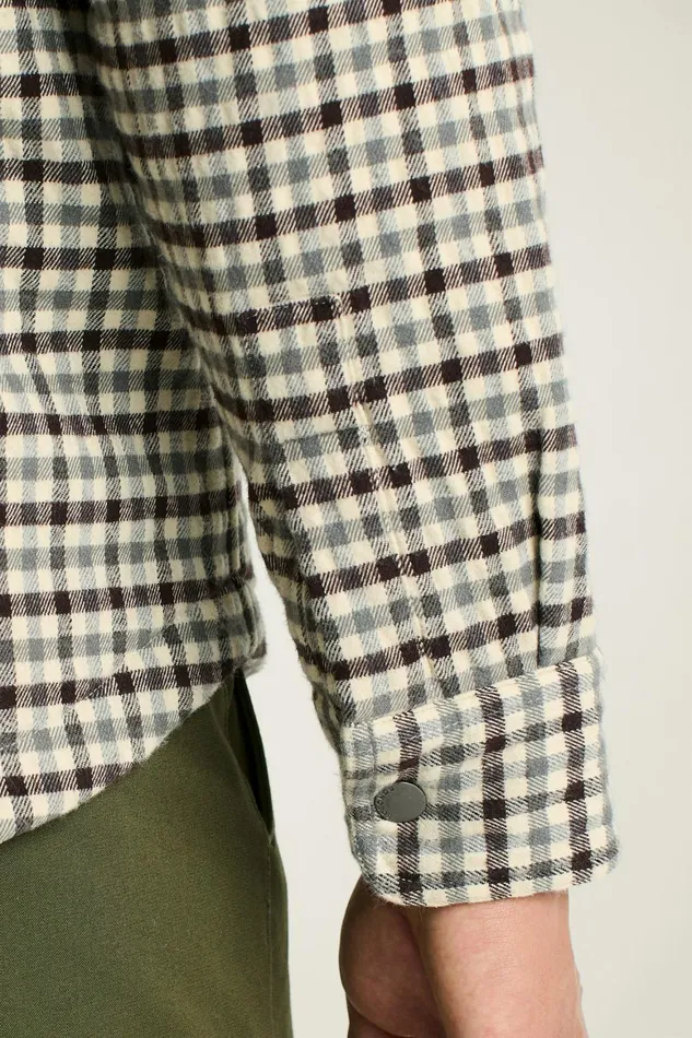 Men Flannel Quilted Jacket Multicolor Gingham Bonobos Overshirts
