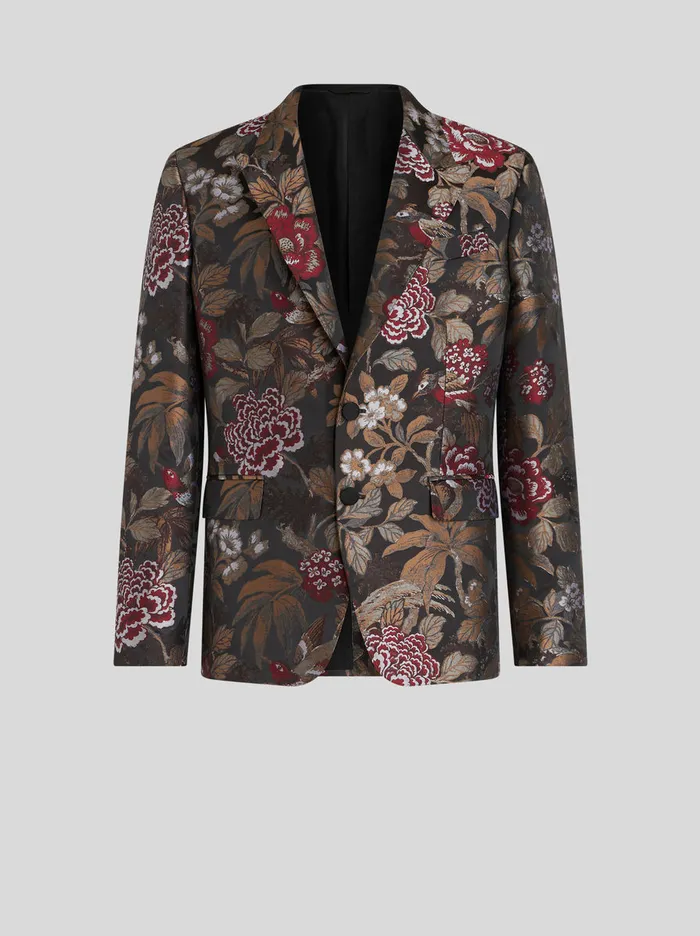 Men Floral Jacquard Jacket Etro Jackets