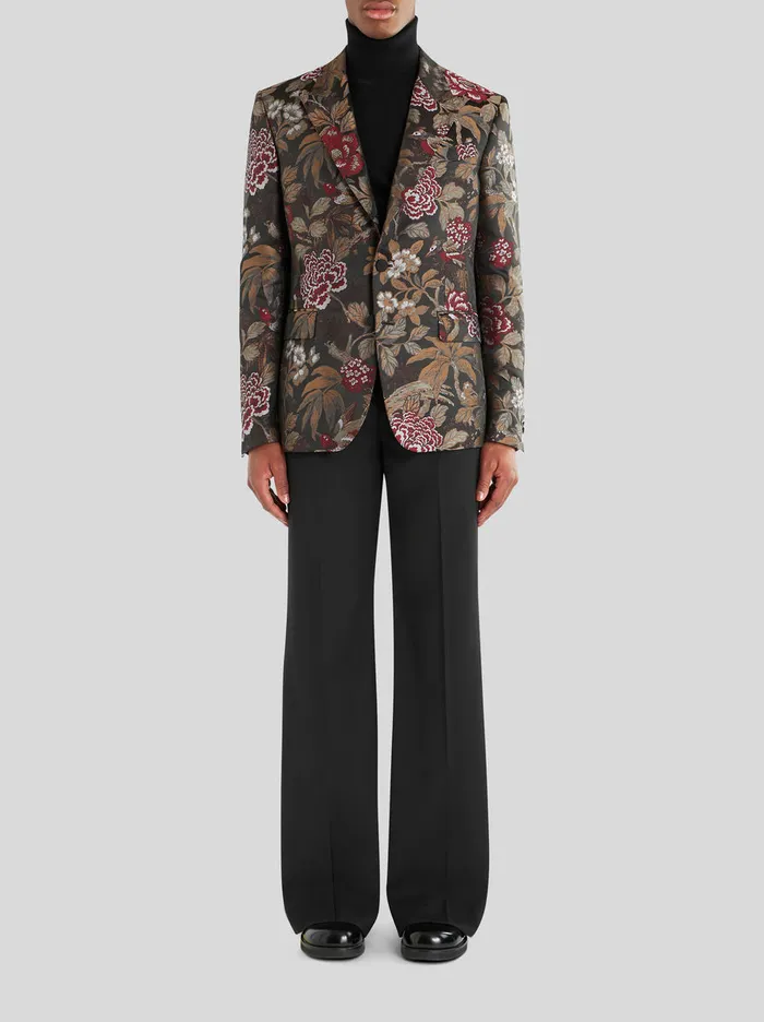 Men Floral Jacquard Jacket Etro Jackets