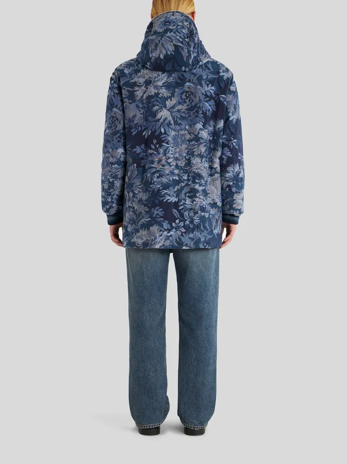 Men Floral Jacquard Padded Jacket Etro Coats And Outerwear