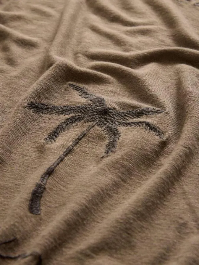 Men Graphic Tees John Varvatos ALLOVER TATTOO TEE Haze