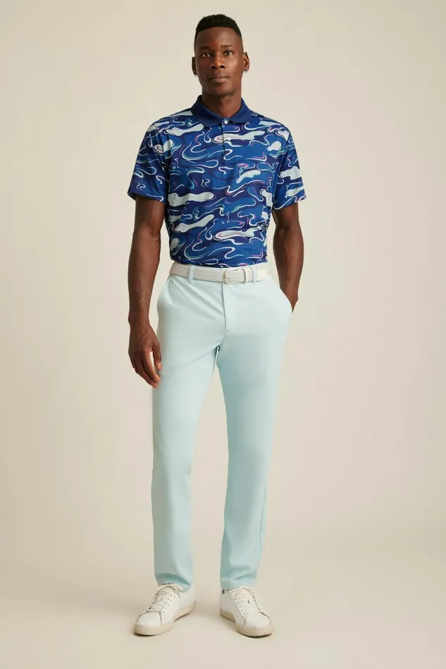 Men Highland Tour Golf Pants Light Blue Bonobos Joggers and Athleisure