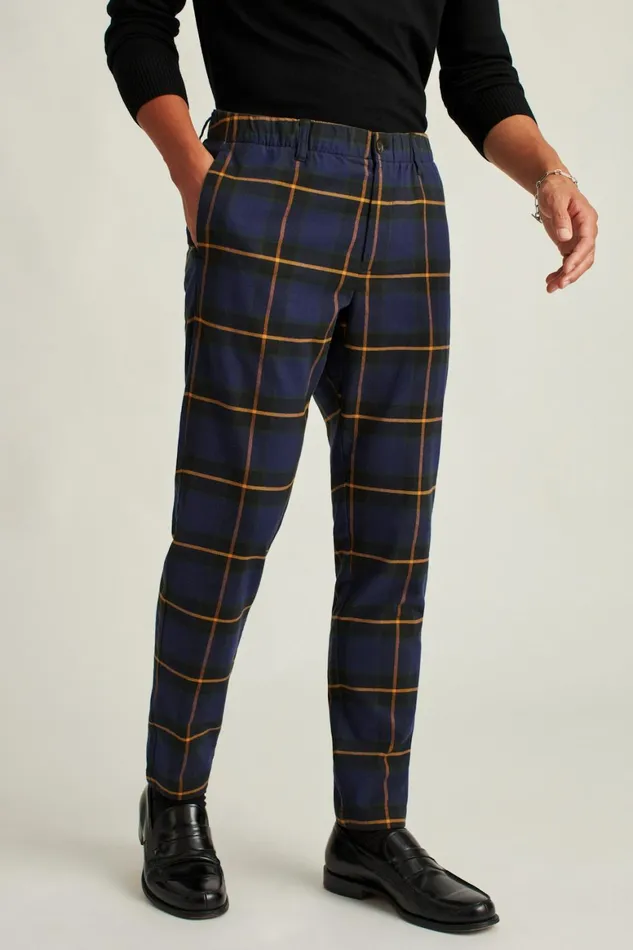 Men Holiday Drawstring Pants Avondale Plaid Bonobos Joggers and Athleisure