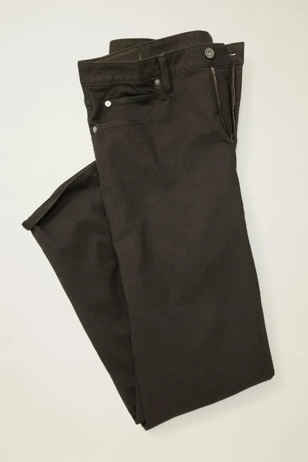 Men Italian Textured 5Pocket Pants Dark Coffee Bonobos Jeans