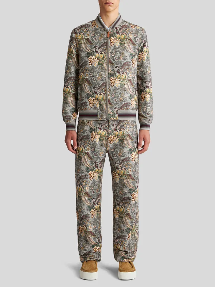 Men Jacquard Bomber Jacket Etro Coats And Outerwear