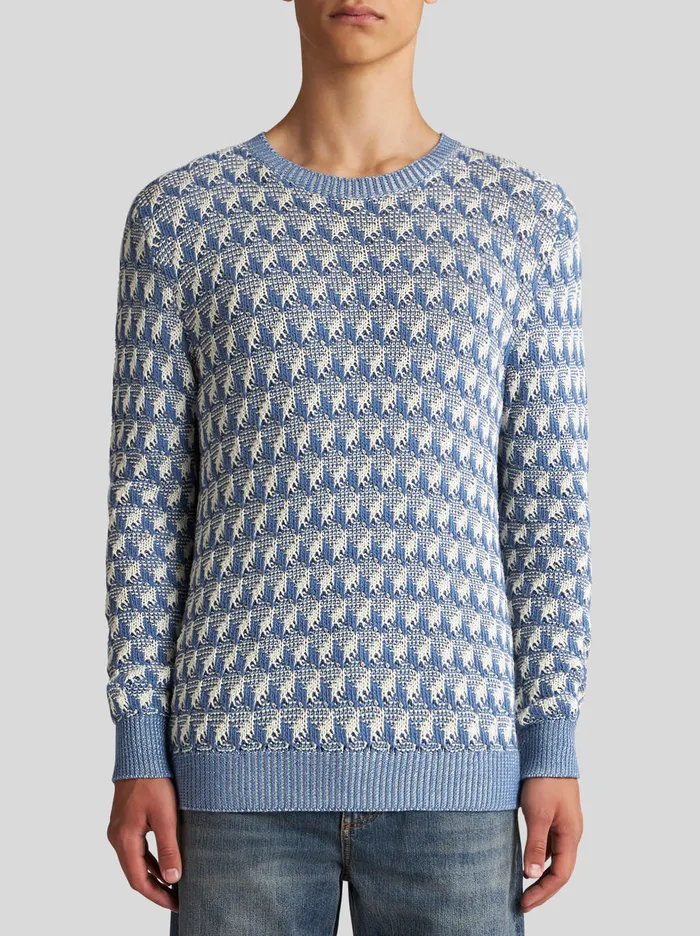Men Jacquard Sweater Etro Knitwear
