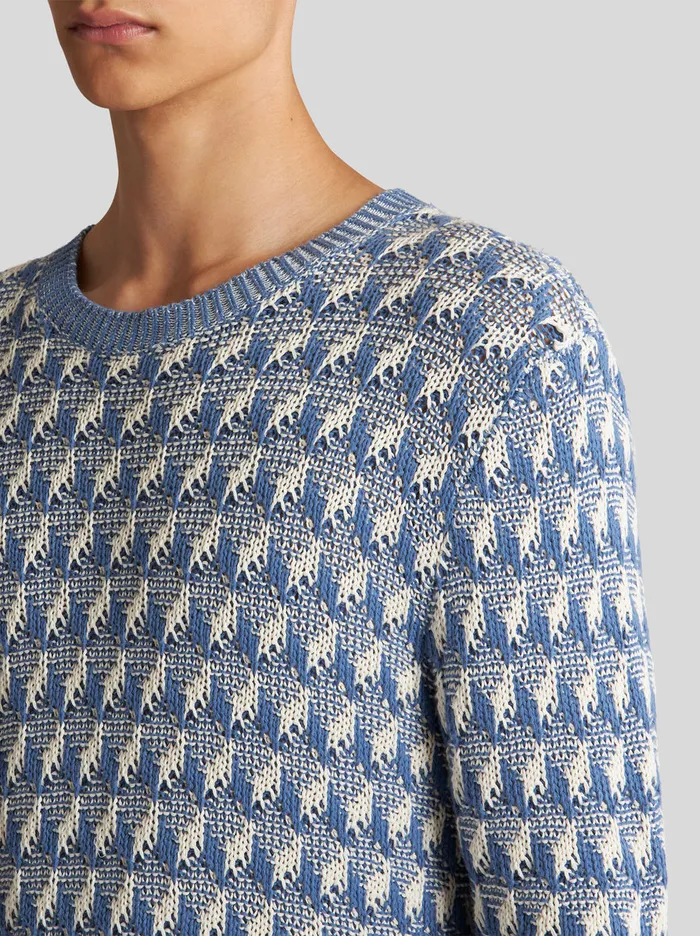 Men Jacquard Sweater Etro Knitwear