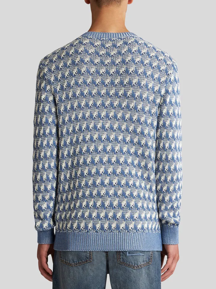 Men Jacquard Sweater Etro Knitwear