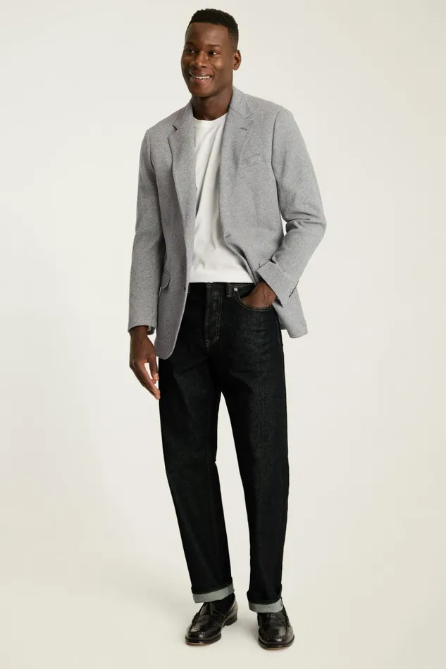 Men Japanese Stretch Selvedge Jeans Rinse Wash Bonobos Jeans