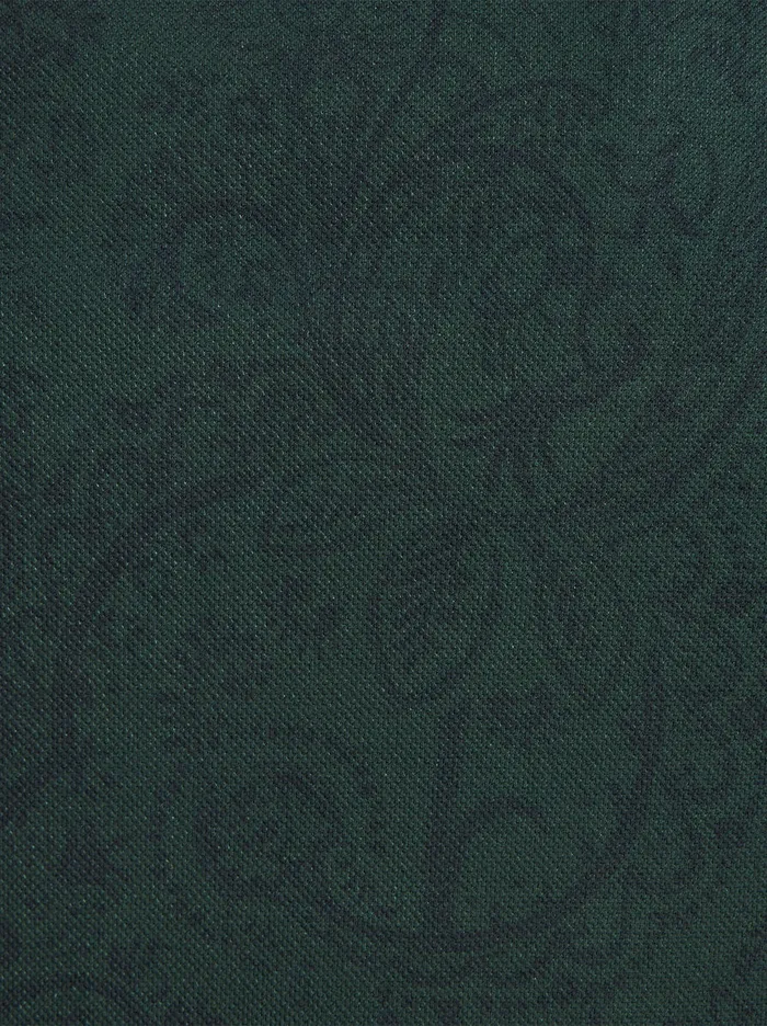 Men Jersey Polo Shirt With Paisley Designs Etro Polo Shirts
