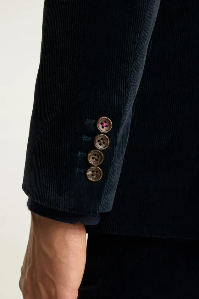 Men Jetsetter Italian Corduroy Blazer Dark Blue Bonobos Blazers and Sport Coats