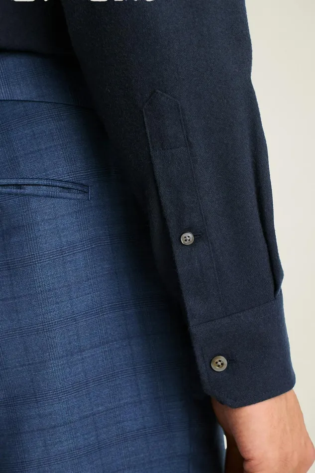 Men Jetsetter Premium Merino Dress Shirt Navy Blue Bonobos Formal Dress Shirts