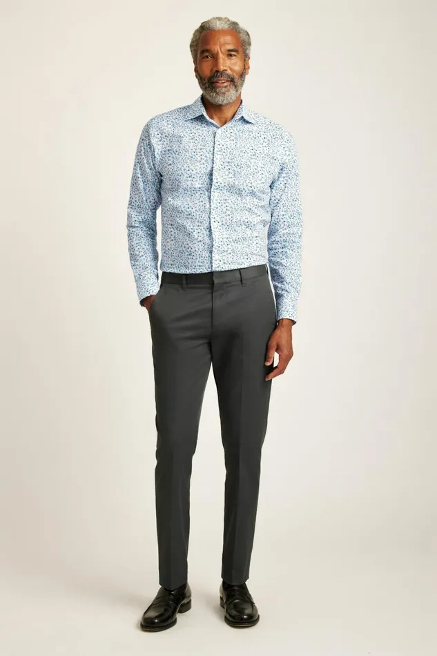 Men Jetsetter Stretch Dress Shirt Blue Shore Floral Bonobos Business Casual Shirts Men Jetsetter Stretch Dress Shirt Blue Shore Floral Bonobos Business Casual Shirts