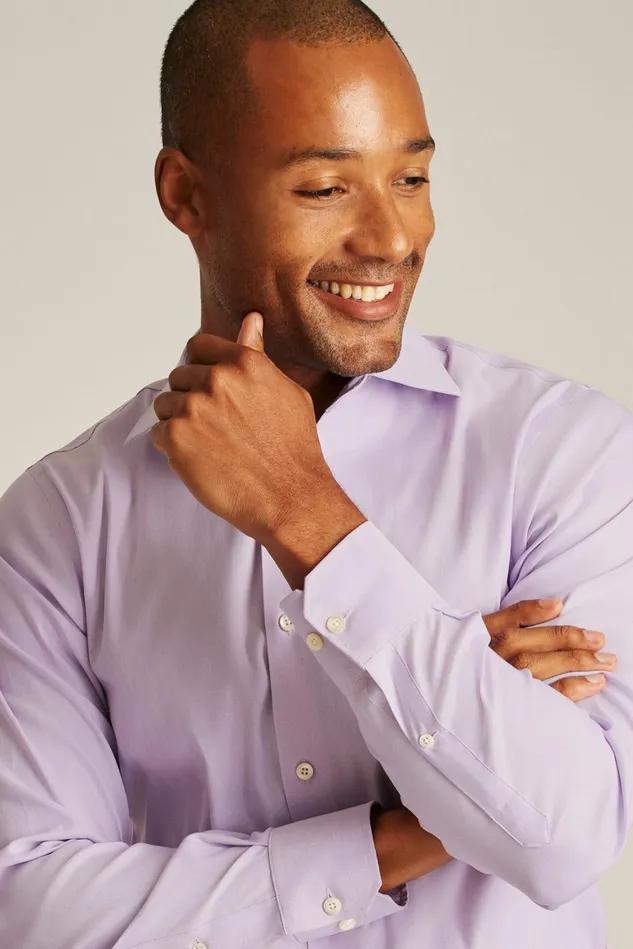 Men Jetsetter Stretch Dress Shirt Lavender Texture Bonobos Business Casual Shirts