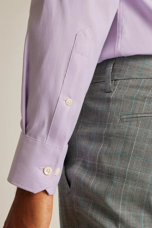 Men Jetsetter Stretch Dress Shirt Lavender Texture Bonobos Business Casual Shirts