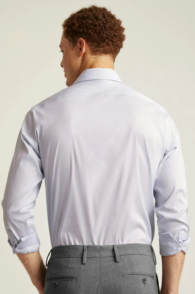 Men Jetsetter Stretch Dress Shirt Violet Micro Stripe Bonobos Business Casual Shirts