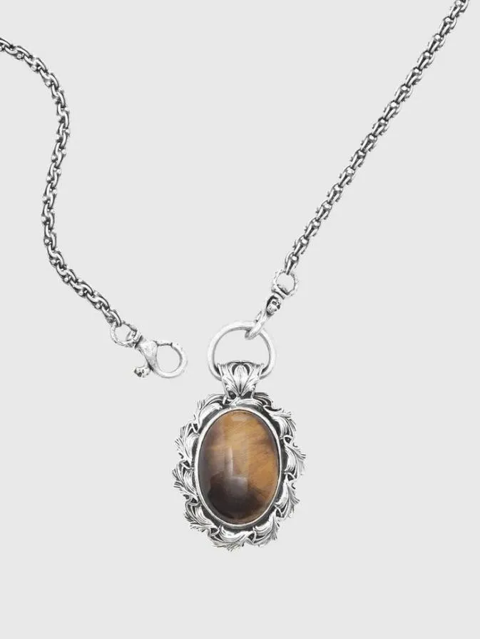Men Jewelry John Varvatos TIGERS EYE PENDANT NECKLACE No Color