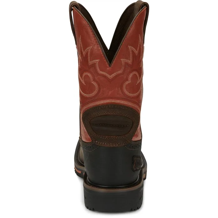 MEN Joist 11034 Work Rustic Justin Boots Work