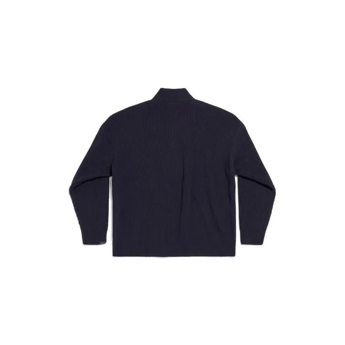 Men Knitwear Balenciaga Camionneur Sweater In Dark Blue