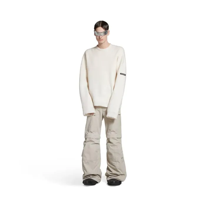 Men Knitwear Balenciaga Sweater In White