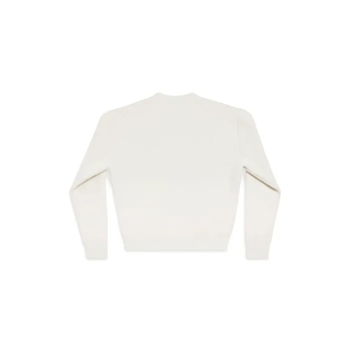 Men Knitwear Balenciaga Sweater In White