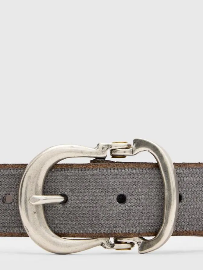 Men Leather Belts John Varvatos FILMORE BELT Ash