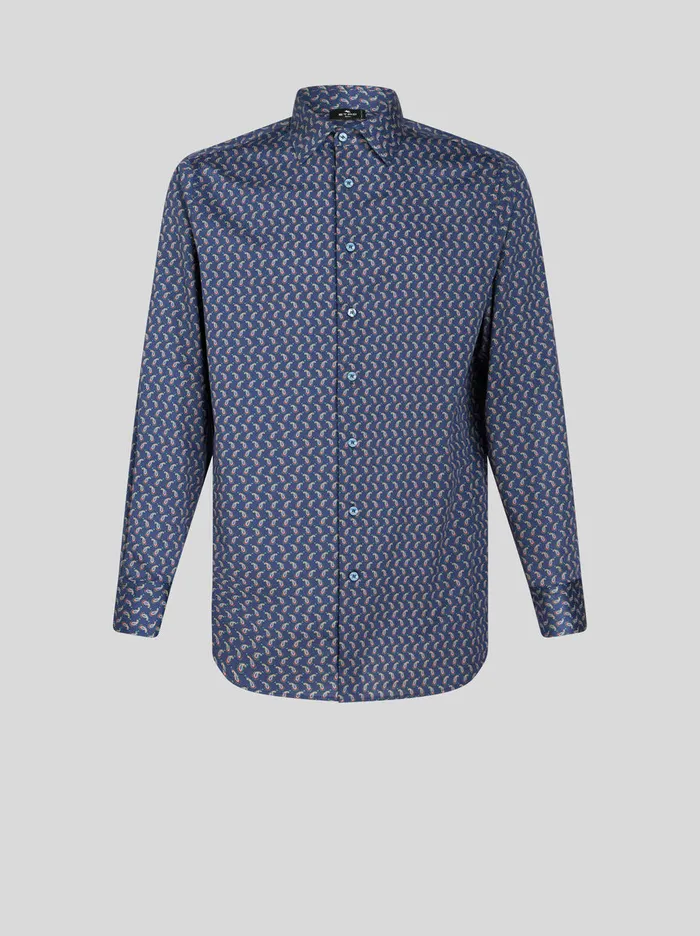 Men MicroPaisley Shirt Etro Shirts