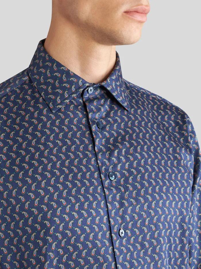 Men MicroPaisley Shirt Etro Shirts
