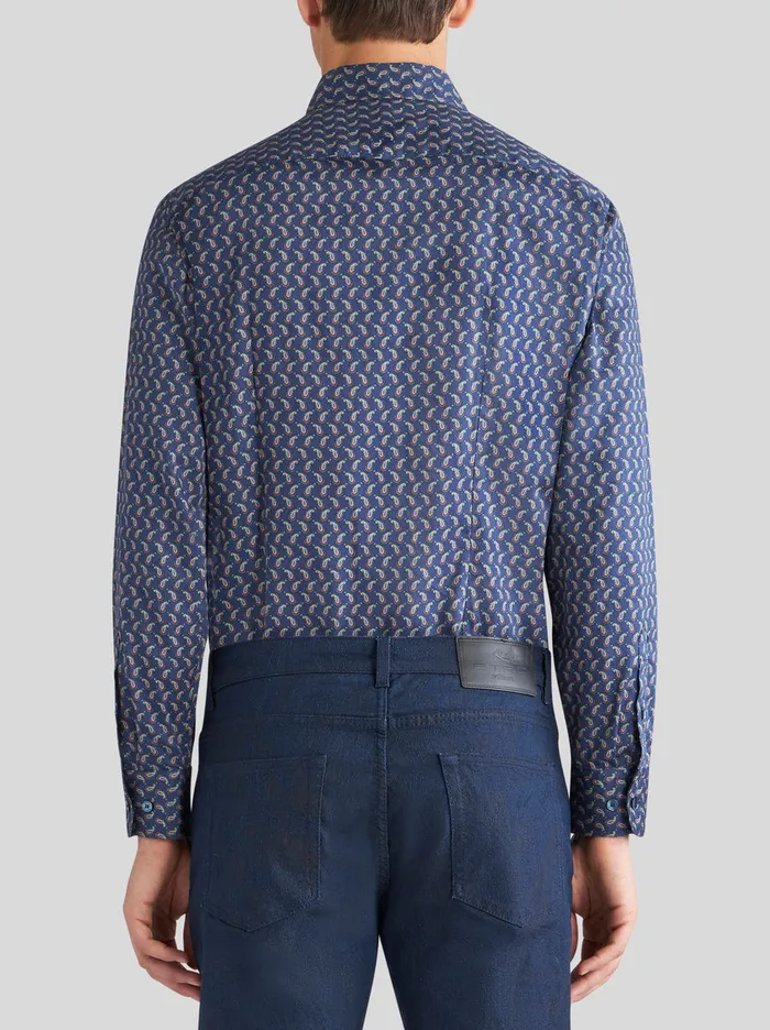 Men MicroPaisley Shirt Etro Shirts