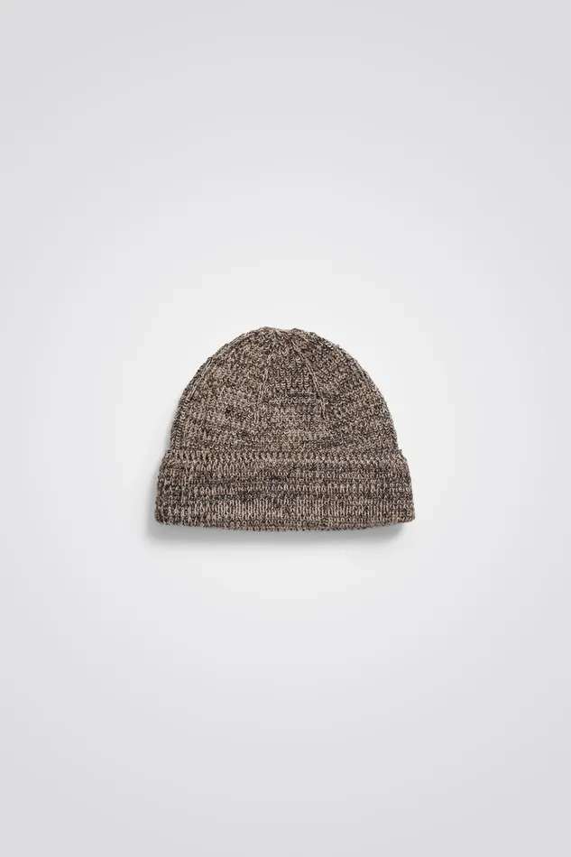 Men Norse Projects Beanies Alpaca Mohair Stripe Beanie Espresso