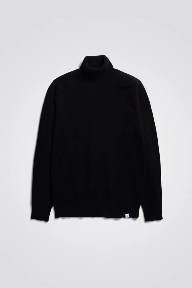 Men Norse Projects Knitwear Kirk Merino Lambswool Black
