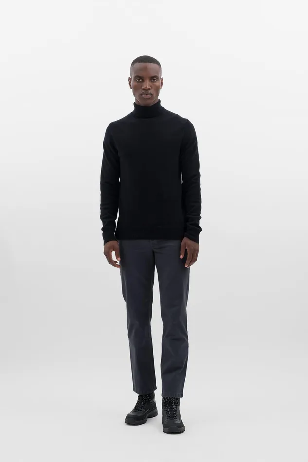 Men Norse Projects Knitwear Kirk Merino Lambswool Black