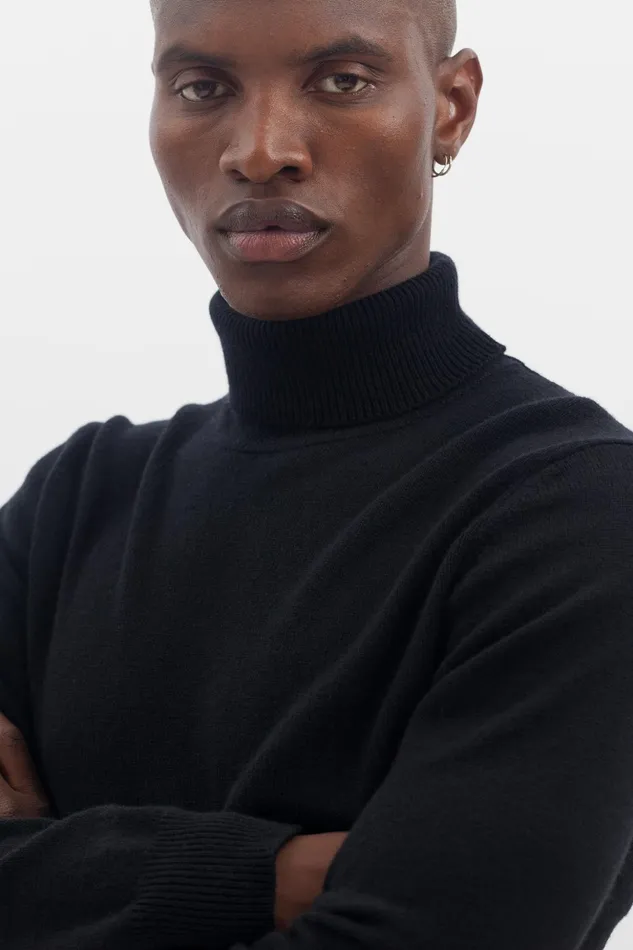 Men Norse Projects Knitwear Kirk Merino Lambswool Black