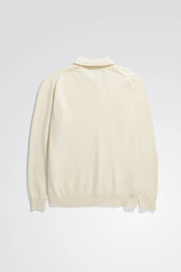 Men Norse Projects Knitwear Marco Merino Lambswool Polo Ecru