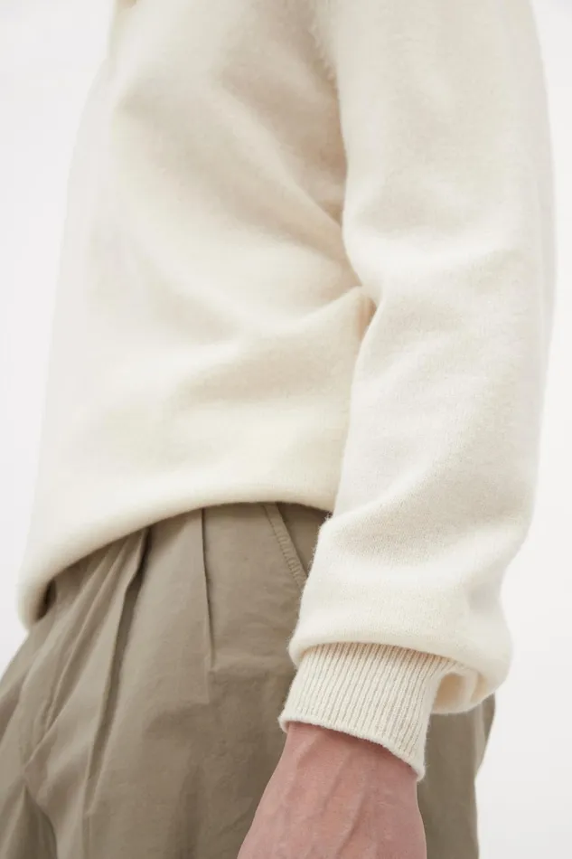 Men Norse Projects Knitwear Marco Merino Lambswool Polo Ecru