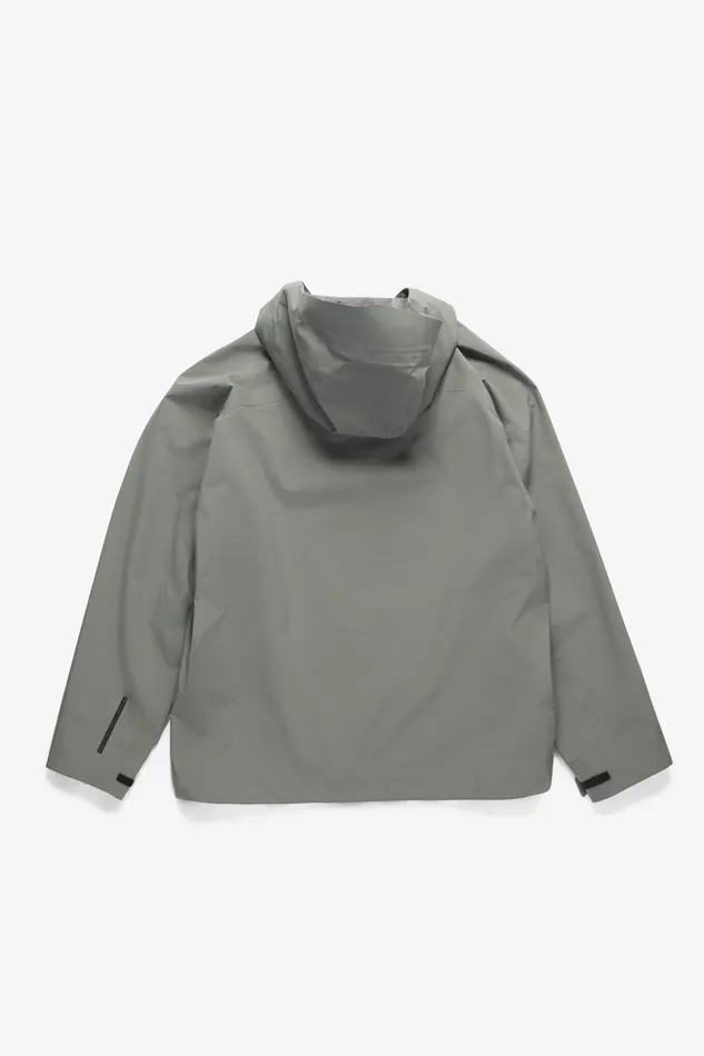 Men Norse Projects Outerwear 3L Waterproof Shell Jacket Pewter