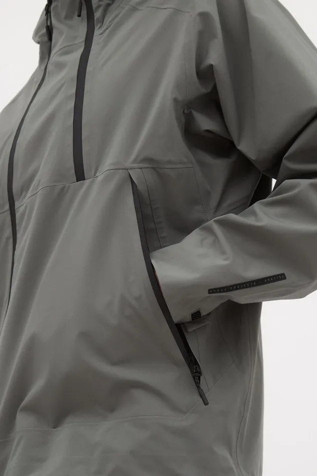 Men Norse Projects Outerwear 3L Waterproof Shell Jacket Pewter