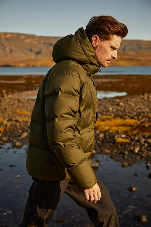Men Norse Projects Outerwear Asger Pertex Quantum Down Jacket Army Green