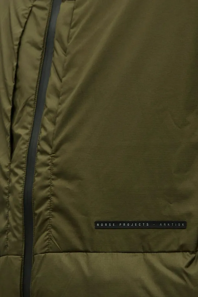 Men Norse Projects Outerwear Asger Pertex Quantum Down Jacket Army Green