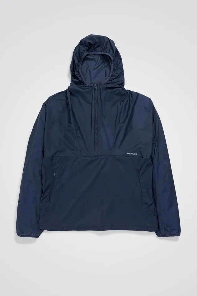 Men Norse Projects Outerwear Herluf Light Nylon Calcite Blue