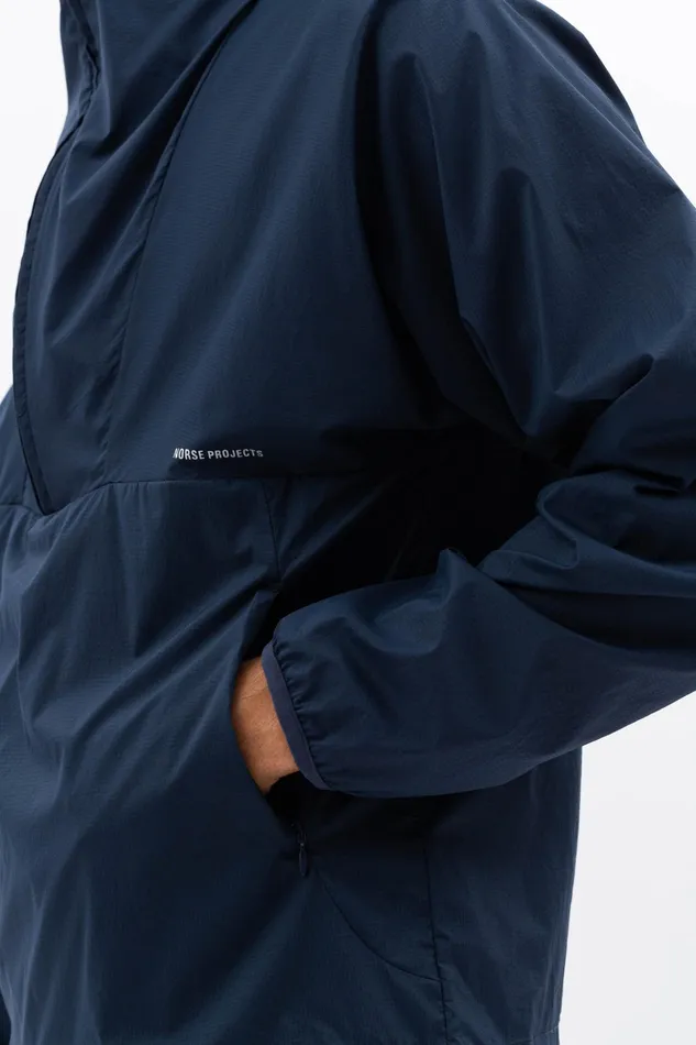 Men Norse Projects Outerwear Herluf Light Nylon Calcite Blue