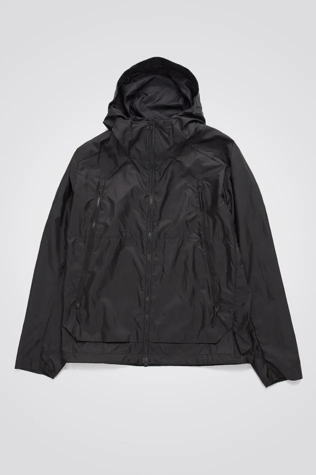 Men Norse Projects Outerwear Pasmo Hooded Windbreaker Jacket Black