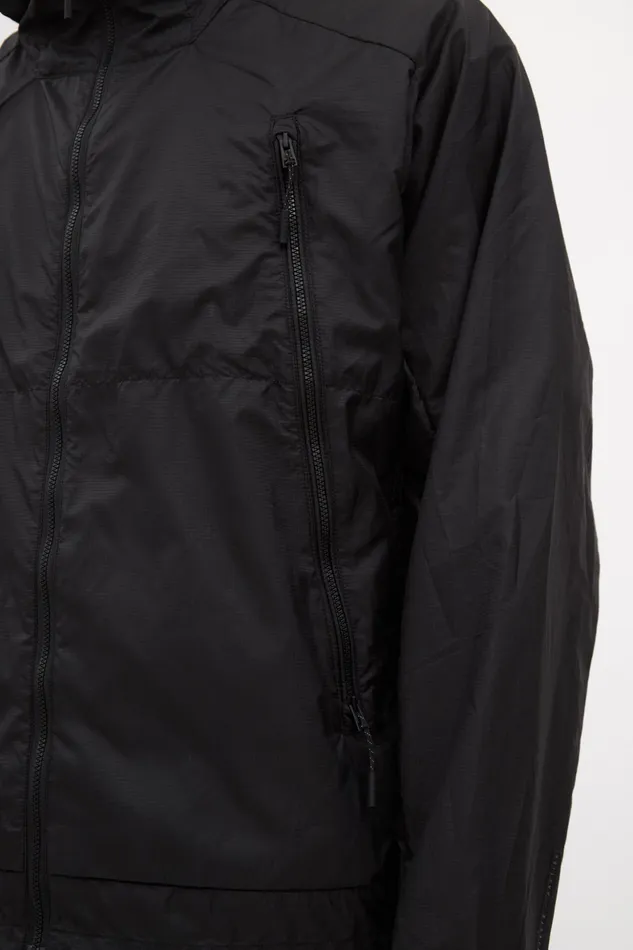 Men Norse Projects Outerwear Pasmo Hooded Windbreaker Jacket Black