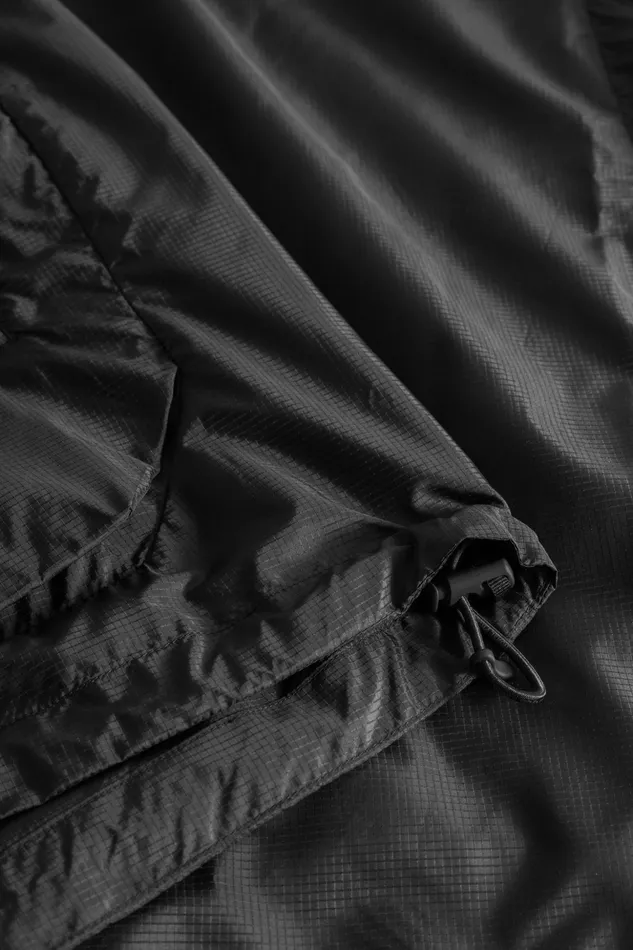 Men Norse Projects Outerwear Pasmo Hooded Windbreaker Jacket Black