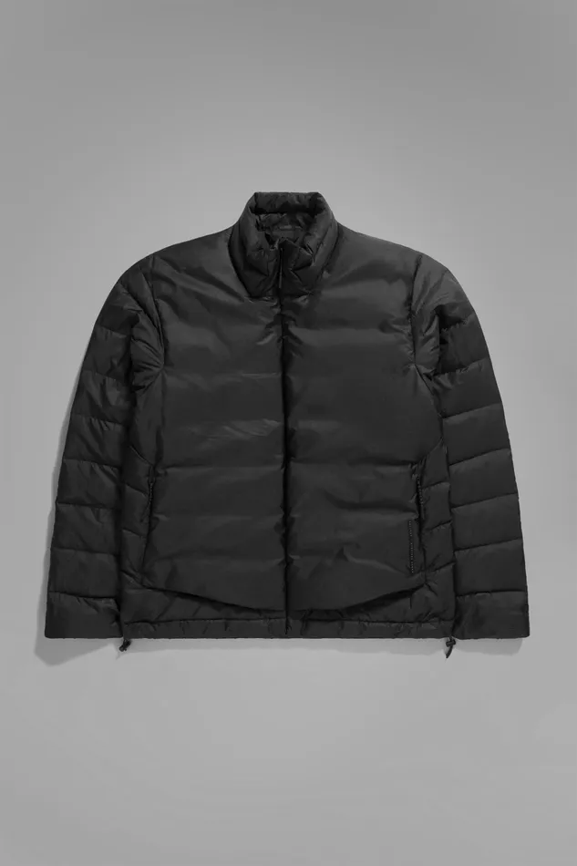 Men Norse Projects Outerwear Pasmo Rip Down Jacket Black